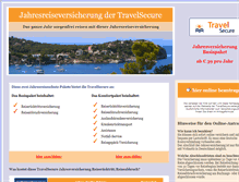 Tablet Screenshot of jahres-reiseversicherungen.de